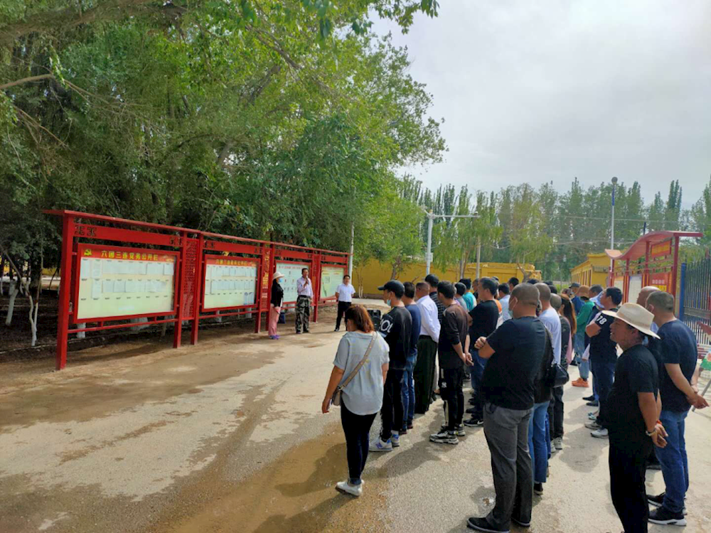 人居环境整治行动丨六团组织辖区企业开展人居环境整治现场观摩会