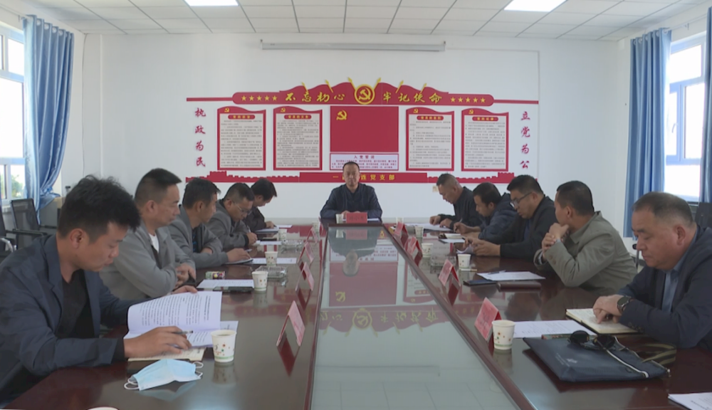 一团召开党支部领办合作社工作推进会
