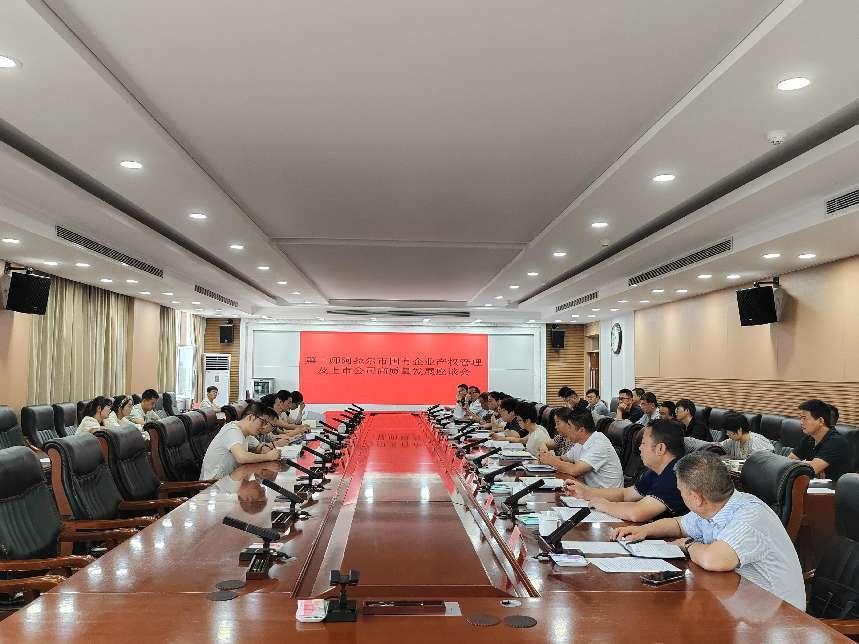 师市国资委召开国有企业产权管理及上市公司高质量发展座谈会   