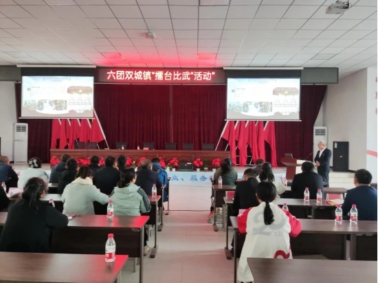 抓党建促乡村振兴丨六团举办2023年第三期基层党支部书记“党课开讲啦”暨“擂台比武”