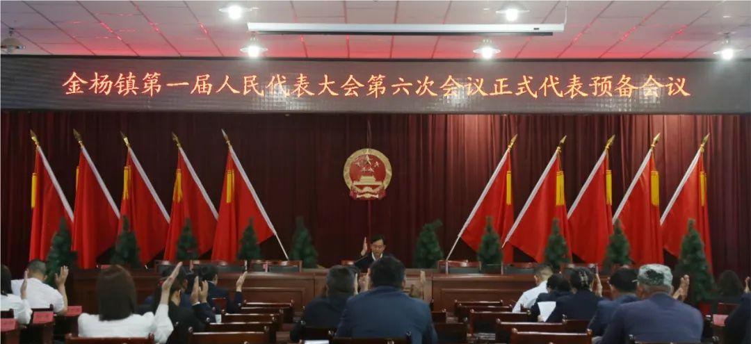 十四团金杨镇第一届人民代表大会第六次会议胜利召开