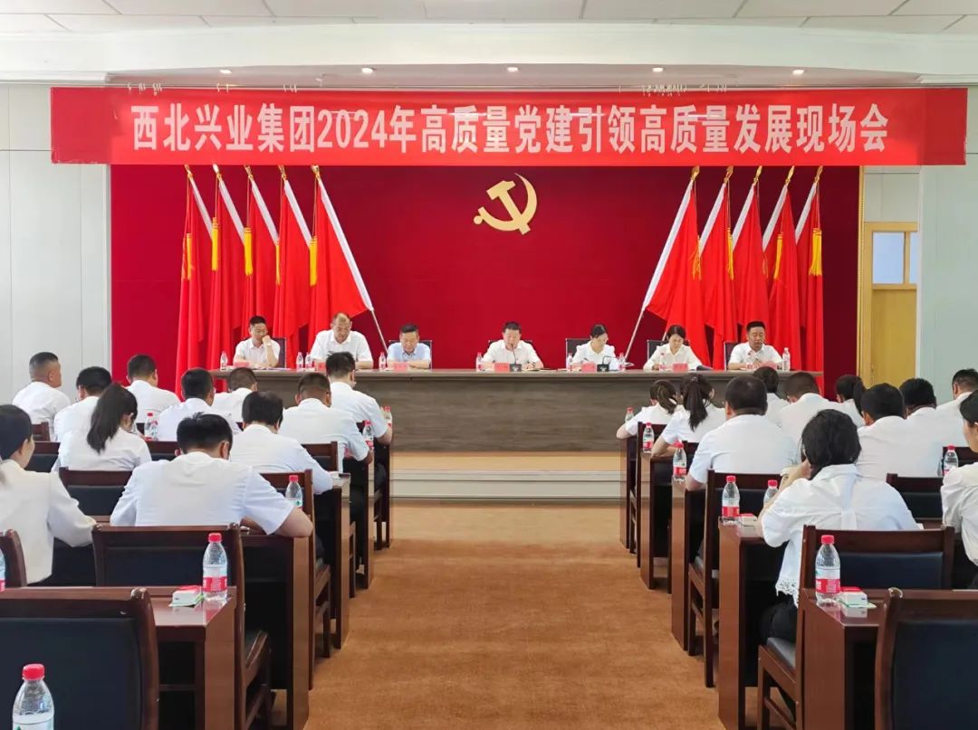 西北兴业集团召开2024年高质量党建引领高质量发展现场会   