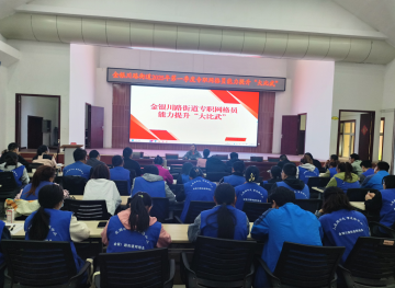 以赛促练强本领 比武提能优服务 ——金银川路街道开展网格员业务大比武