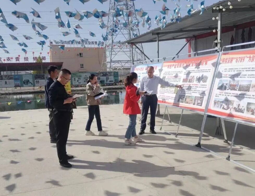 深入一线解难题精准指导促发展——十四团团领导调研指导党支部领办合作社工作