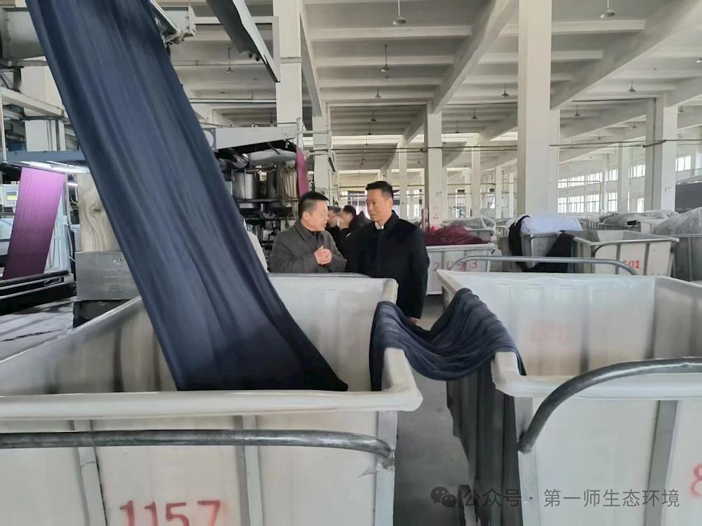 王永强副师长现场调研师市生态环境重点工作推进情况