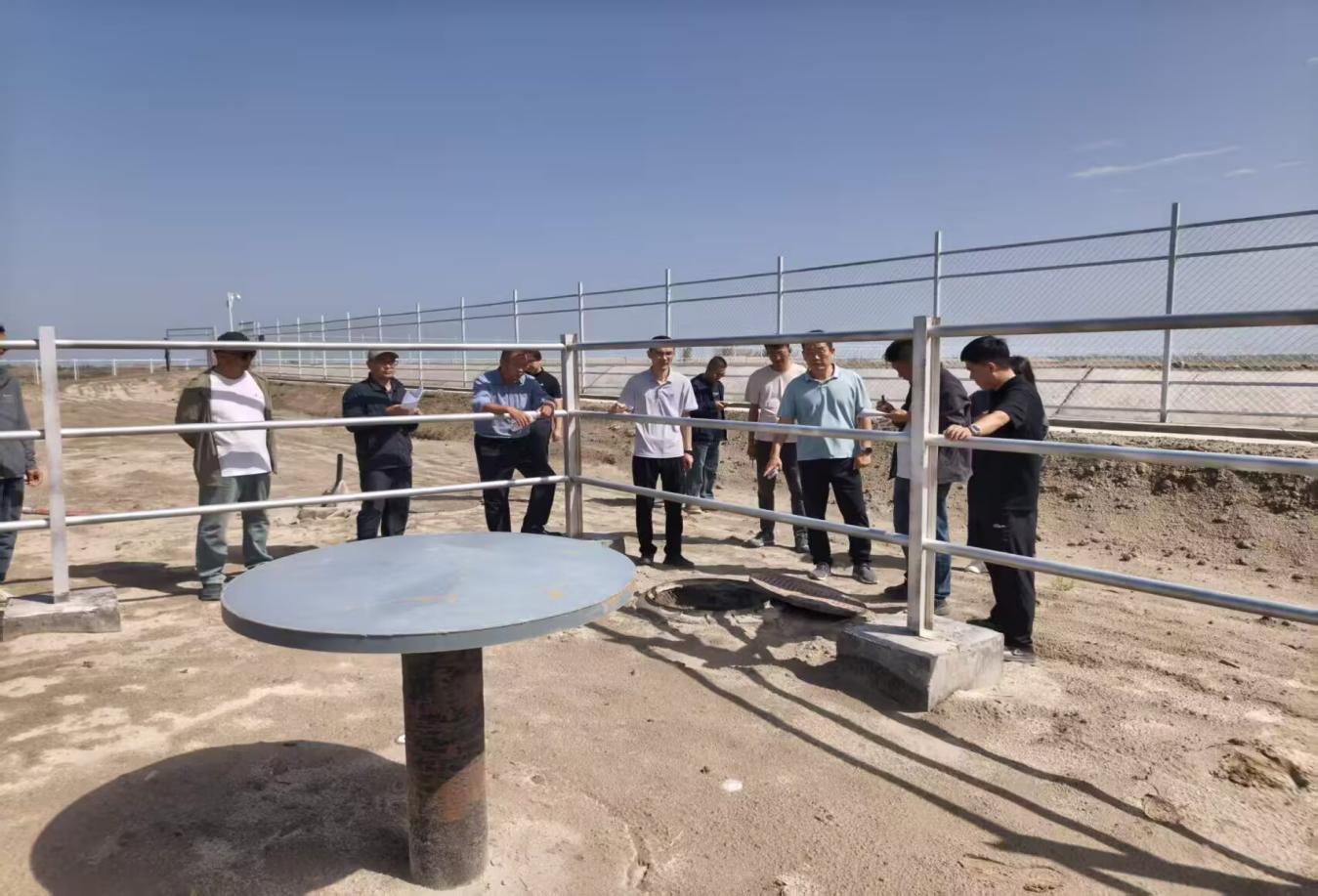 塔里木建投一公司承建沙雅产业园生活垃圾填埋场建设项目（EPC总承包）顺利通过竣工验收